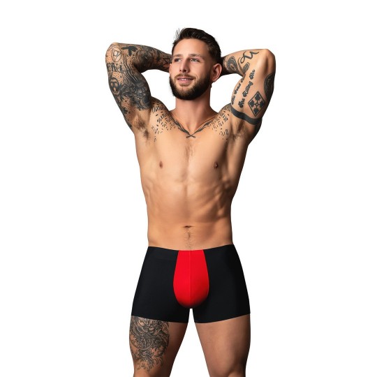 POUCH SHORT - NEGRO/ROJO