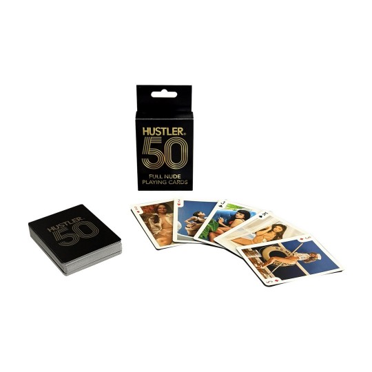 HUSTLER 50 - CARTAS DE JUEGO COMPLETAMENTE DESNUDAS