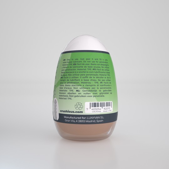 ŒUF MASTURBATEUR EZY EGG THE EXPERT CRUSHIOUS