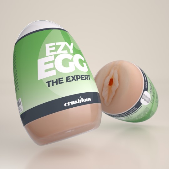 UOVO MASTURBATORE EZY EGG THE EXPERT CRUSHIOUS