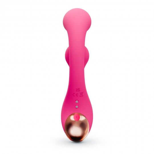 PLEASER VIBRADOR CON ESTIMULACIÓN GIRATORIA CRUSHIOUS