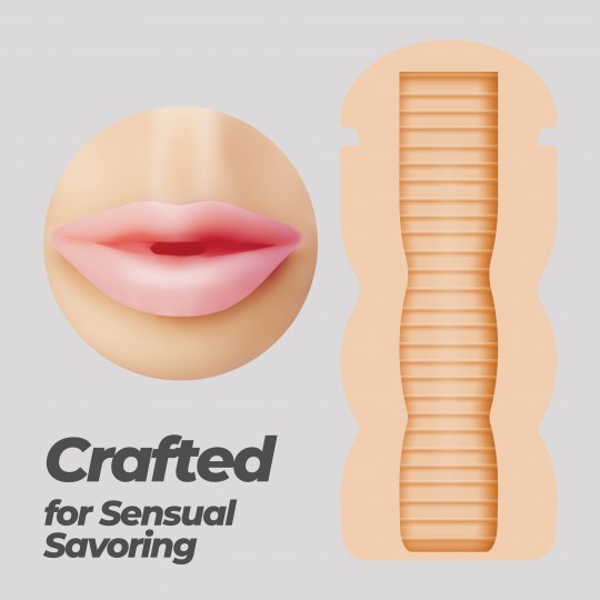 PACK OF 72 CRUSHIOUS FAPPUCINO SWEET KISS PORTABLE ORAL MASTURBATOR