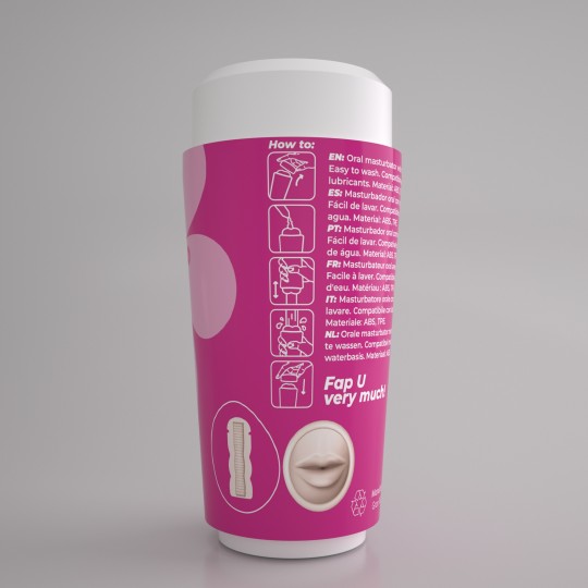 PACK DE 72 FAPPUCINO MASTURBATEUR ORAL PORTABLE SWEET KISS CRUSHIOUS