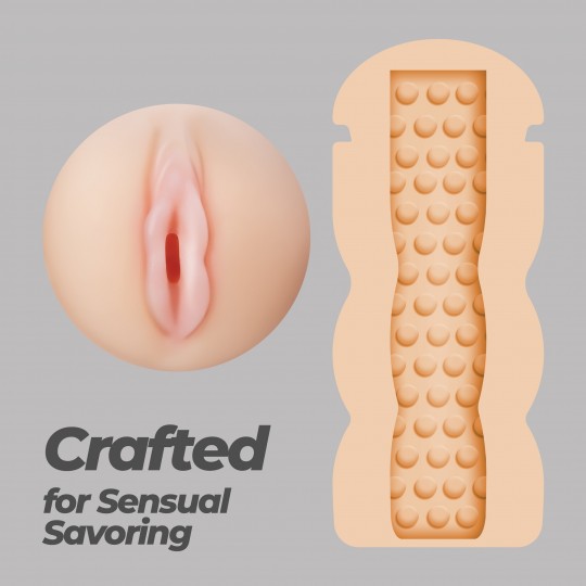 PACK DE 72 FAPPUCINO CREAMY PUSS ПЕРЕНОСНОЙ ВАГИНАЛЬНЫЙ МАСТУРБАТОР CRUSHIOUS