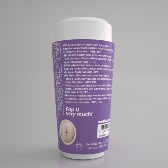 PACK OF 72 CRUSHIOUS FAPPUCINO HOT BUNS PORTABLE ANAL MASTURBATOR