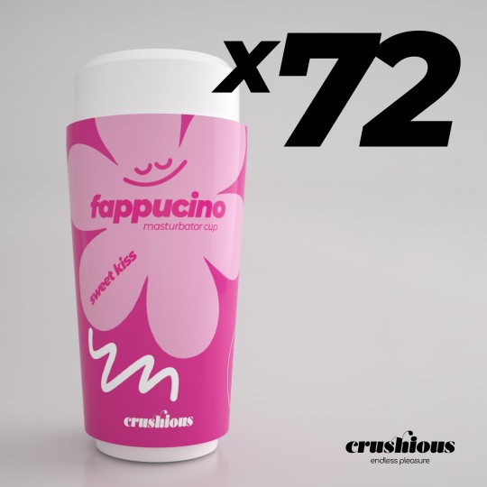 PACK DE 72 FAPPUCINO SWEET KISS MASTURBADOR ORAL PORTÁTIL CRUSHIOUS