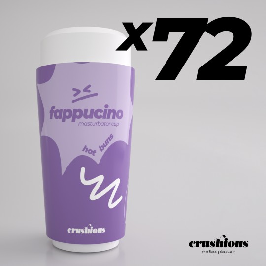 PACK OF 72 CRUSHIOUS FAPPUCINO HOT BUNS PORTABLE ANAL MASTURBATOR