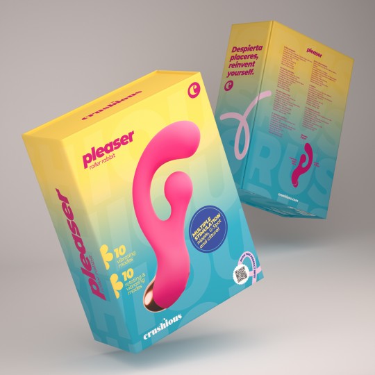 PACK 5 + 1 FREE CRUSHIOUS PLEASER VIBRATOR WITH ROTATING STIMULATION