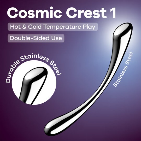 SATISFYER COSMIC CREST 1 METAL DILDO