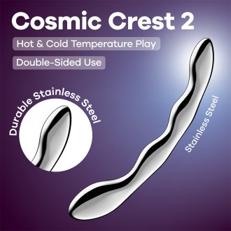 GODE MÉTALLIQUE COSMIC CREST 2 SATISFYER