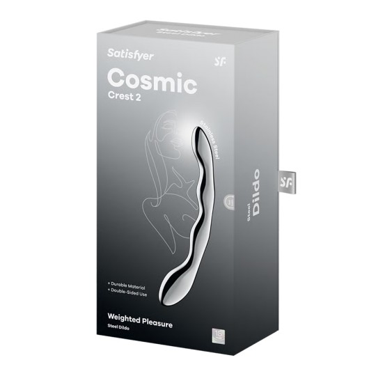 МЕТАЛЛ ДИЛДО COSMIC CREST 2 SATISFYER