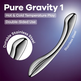 DILDO IN METALLO PURE GRAVITY 1 SATISFYER