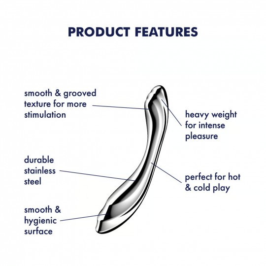 METALL DILDO PURE GRAVITY 2 SATISFYER
