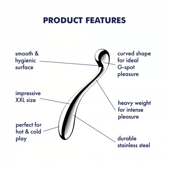 DILDO IN METALLO STAR FORCE 4 SATISFYER