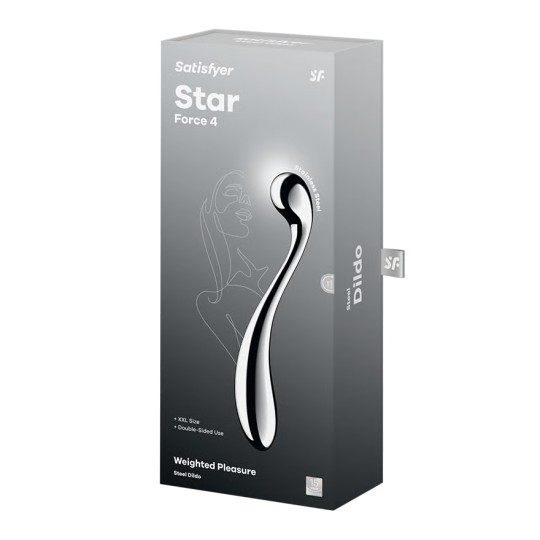 МЕТАЛЛИЧЕСКИЙ ДИЛДО STAR FORCE 4 SATISFYER