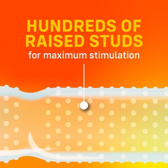 BOX MIT 12 KONDOMEN SUPER STUDS ONE