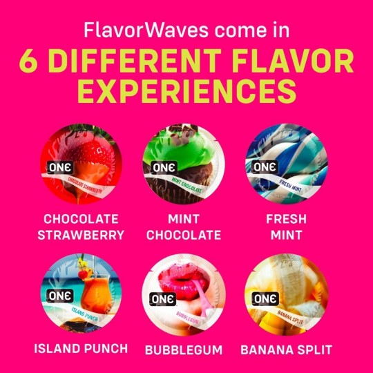 BOX MIT 12 KONDOMEN MIT VERSCHIEDENEN GESCHMACKSRICHTUNGEN FLAVOR WAVES ONE