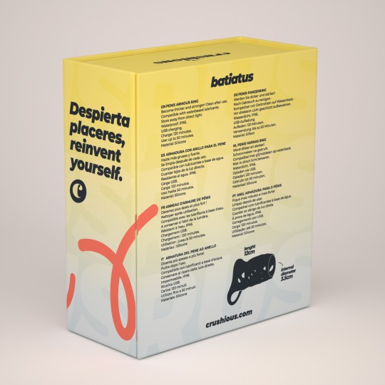 BATIATUS ANELLO ARMATURA PER IL PENE CRUSHIOUS