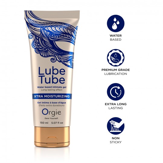 LUBRIFICANTE A BASE D'ACQUA XTRA MOISTURIZING LUBE TUBE 150ML ORGIE