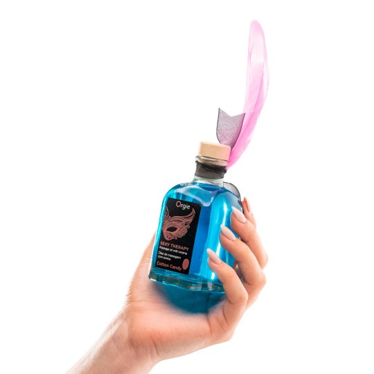 МАССАЖНЫЙ НАБОР LIPS SEXY THERAPY САХАРНАЯ ВАТА 100МЛ ORGIE