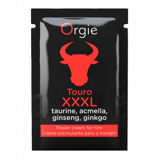 SACHET DE CRÈME STIMULANTE TOURO XXXL 2ML ORGIE