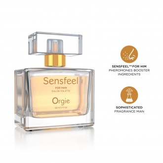 ORGIE SENSFEEL PHEROMONES PERFUME FOR MAN 50ML