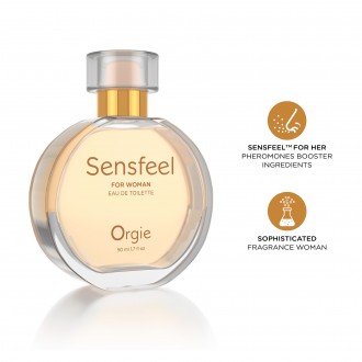 PARFUM AUX PHÉROMONES SENSFEEL FOR WOMAN 50ML ORGIE