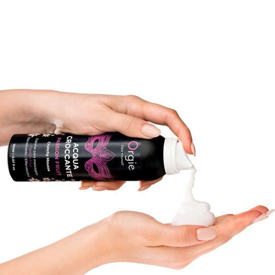 MOUSSE DE MASSAGE CRACKELING ACQUA CROCCANTE À LA PASSION 150ML ORGIE