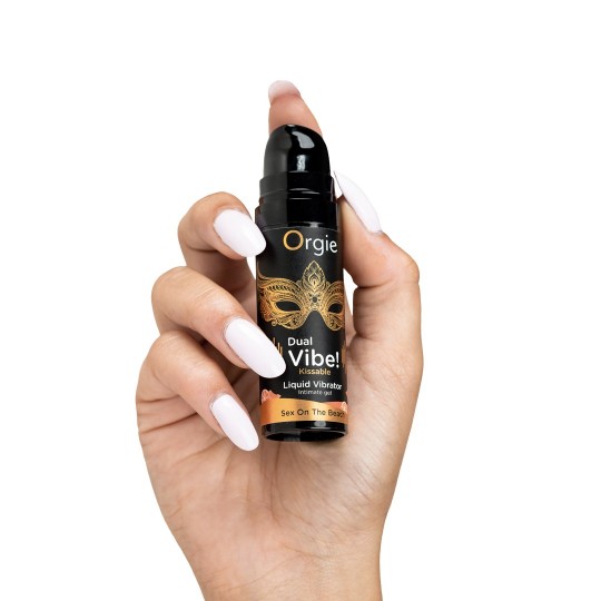 ORGIE DUAL VIBE KISSABLE LIQUID VIBRATOR  SEX ON THE BEACH 15ML