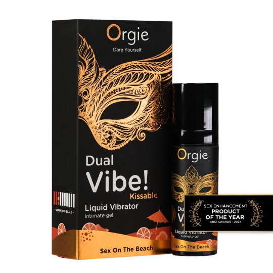 VIBRATEUR LIQUIDE BISOUABLE DUAL VIBE SEX ON THE BEACH 15ML ORGIE
