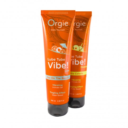 LUBRIFIANT LUBE TUBE VIBE! SEX ON THE BEACH FAIBLE INTENSITÉ ORGIE 100ML