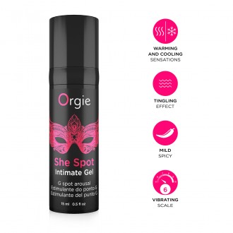 STIMULIERENDES GEL FÜR DEN G-PUNKT SHE SPOT 15ML ORGIE