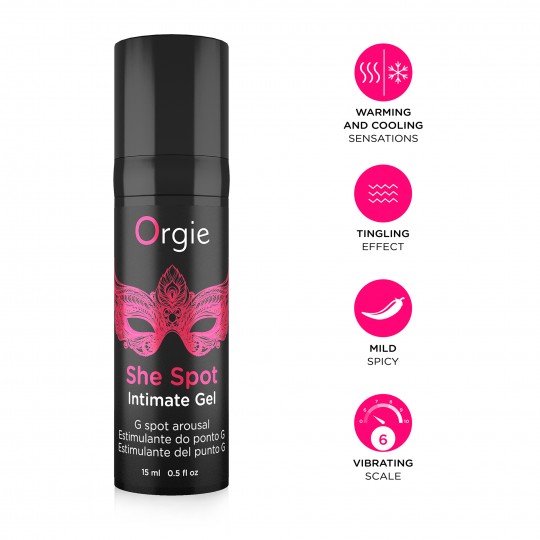 СТИМУЛИРУЮЩИЙ ГЕЛЬ ДЛЯ ТОЧКИ G SHE SPOT 15ML ORGIE