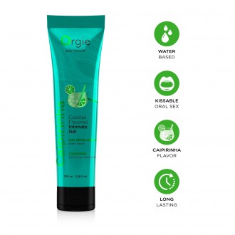 LUBRICANTE LUBE TUBE COCKTAIL CAIPIRINHA 100ML ORGIE