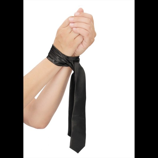 CORBATA BONDAGE TIE ME UP NEGRA