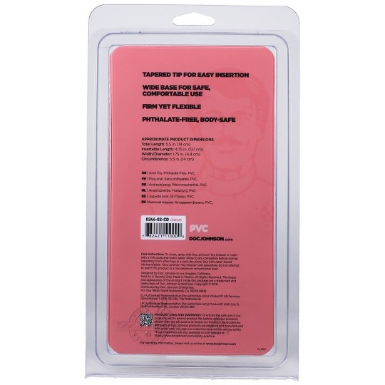 PLUG ANAL DOC JOHNSON CLASSIC BUTT PLUG FLESH MEDIUM