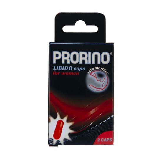 CÁPSULAS ESTIMULANTES PRORINO LIBIDO CAPS PARA MULHER 2 CÁPSULAS