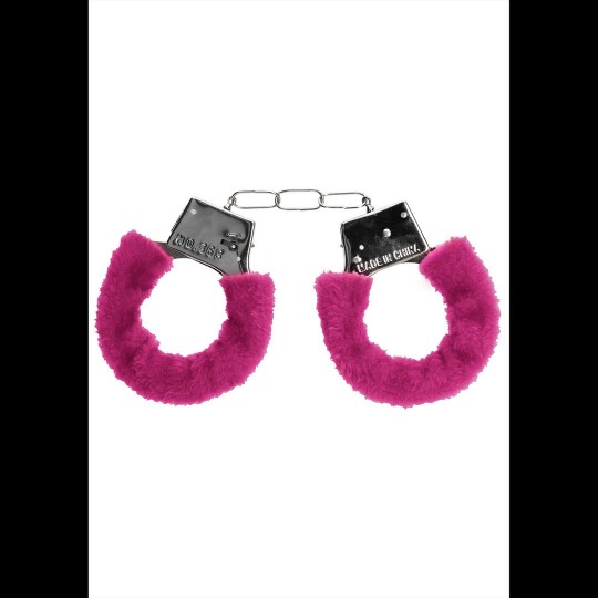 BEGINNER'S FURRY HANDCUFFS PINK