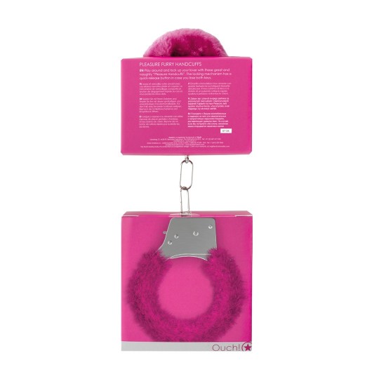 ESPOSAS CON PELUCHE PLEASURE FURRY HANDCUFFS ROSA