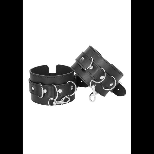 ESPOSAS PARA MUÑECAS Y TOBILLOS OUCH! HAND AND LEG CUFFS NEGRAS