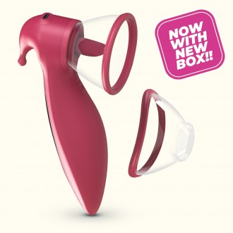 SACI STIMOLATORE CLITORIDEO E CAPEZZOLO CON ASPIRAZIONE CRUSHIOUS