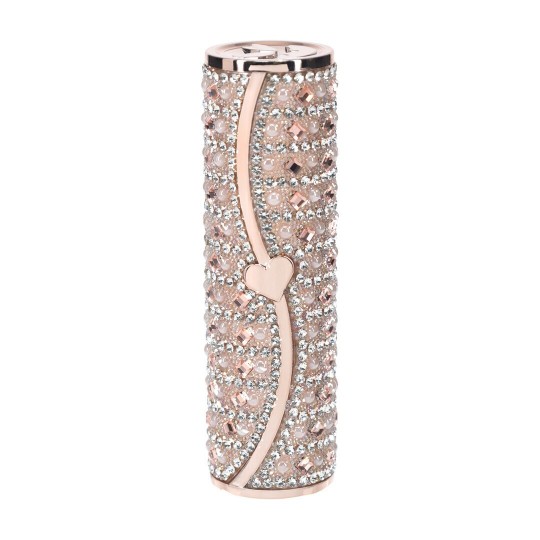 VIBRATEUR AVEC 4 ACCESSOIRES TIFFANY LIPSTICK ROSA LOVELINE
