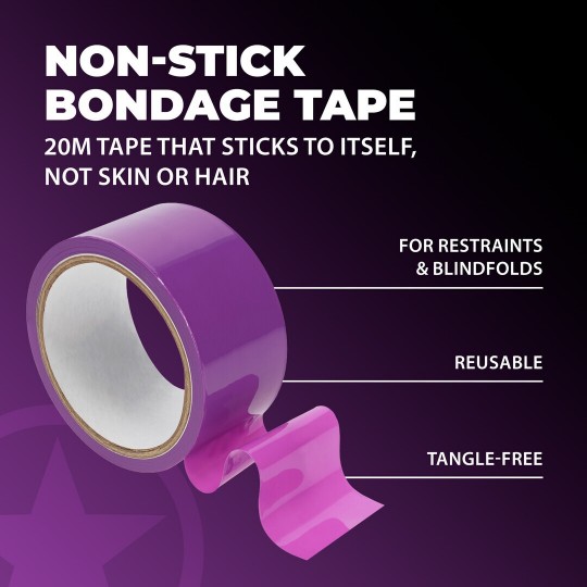 PVC NON-STICK TAPE - 20 M - PURPLE