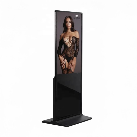 INDOOR FLOOR-STANDING TOUCHSCREEN KIOSK 43 - BLACK