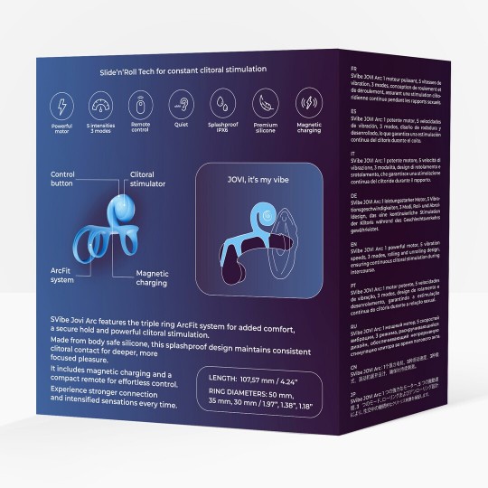 JOVI ARC - SNAIL COUPLES RING - BLUE HAZE