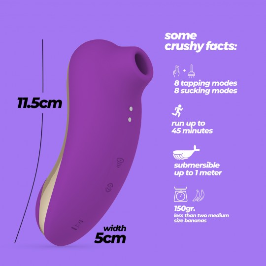 STIMULATEUR CLITORIEN SUPERNOVA CRUSHIOUS VIOLET
