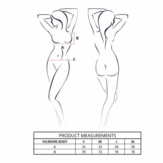 BODY VELMORE ROXO PASSION