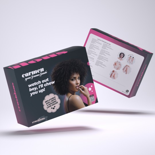 CARMEN LA FEMME FATALE MUÑECA INFLABLE MULATA CRUSHIOUS