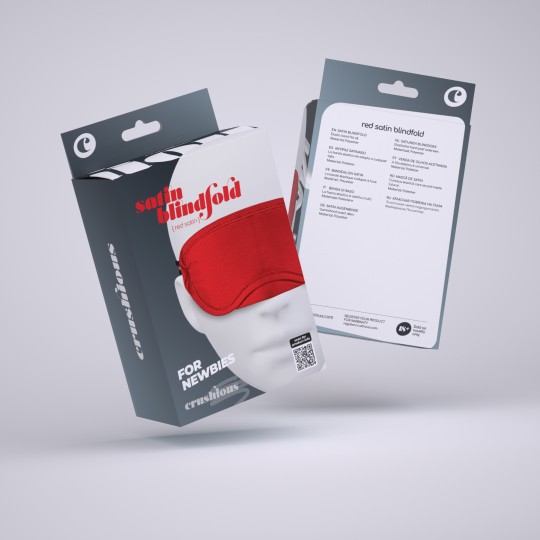 PACK DE 30 ANTIFAZ DE SATÉN CRUSHIOUS ROJO