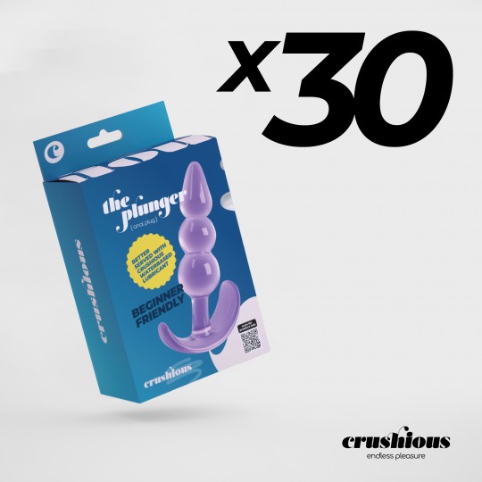 PACK DE 30 PLUG ANAL THE PLUNGER CRUSHIOUS